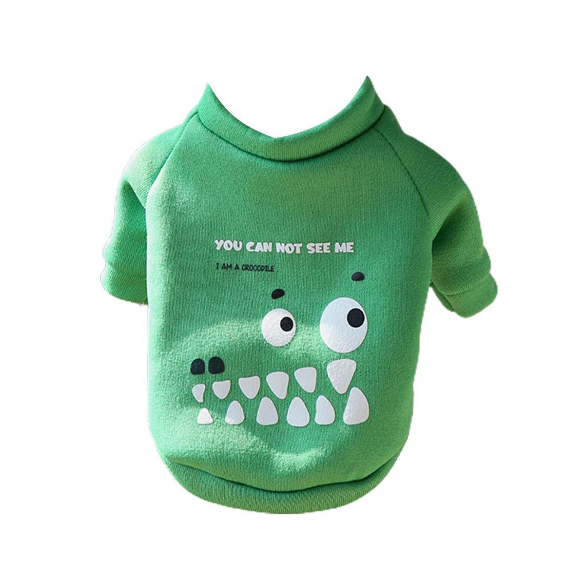 Pet Vest Cute Print Pet Sweater Green