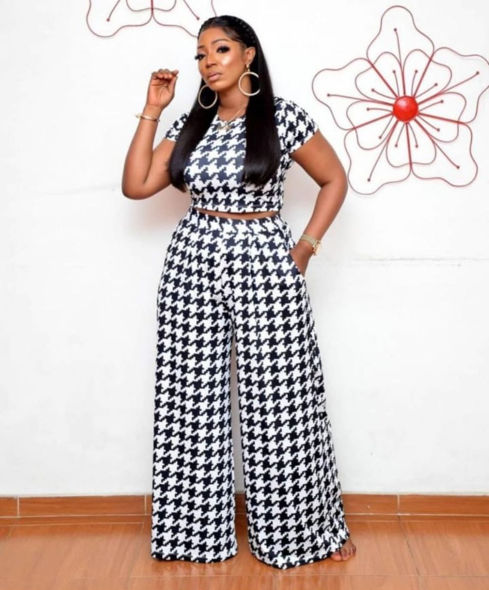 Black And White Classy Two-piece
