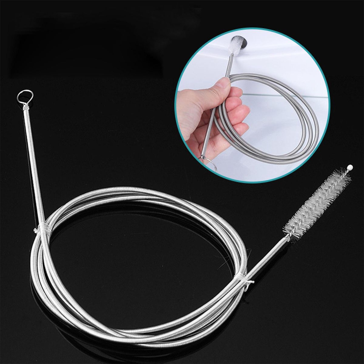 Tube Cleaning Brush Stainless Steel Cleaning Scrub Brush