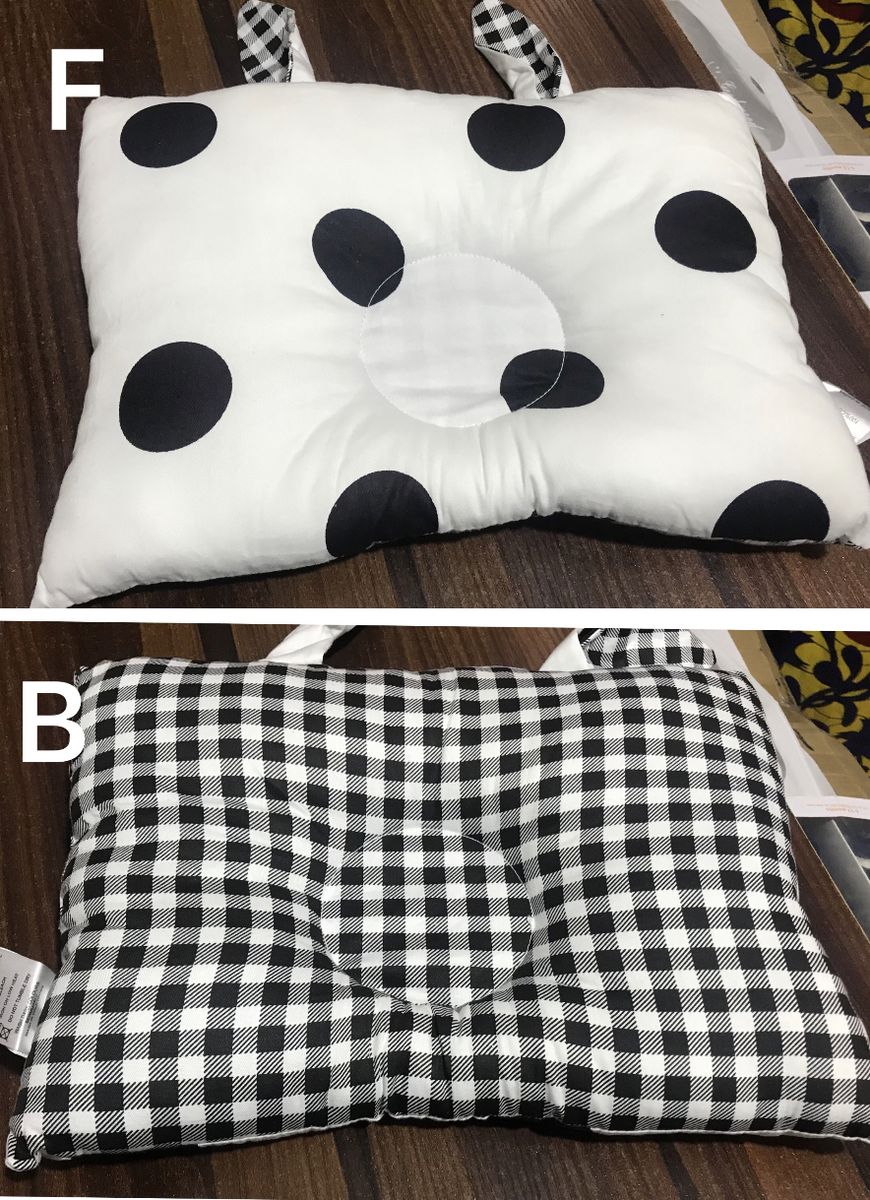 Stylishly 2 Sided Designed Baby Pillow