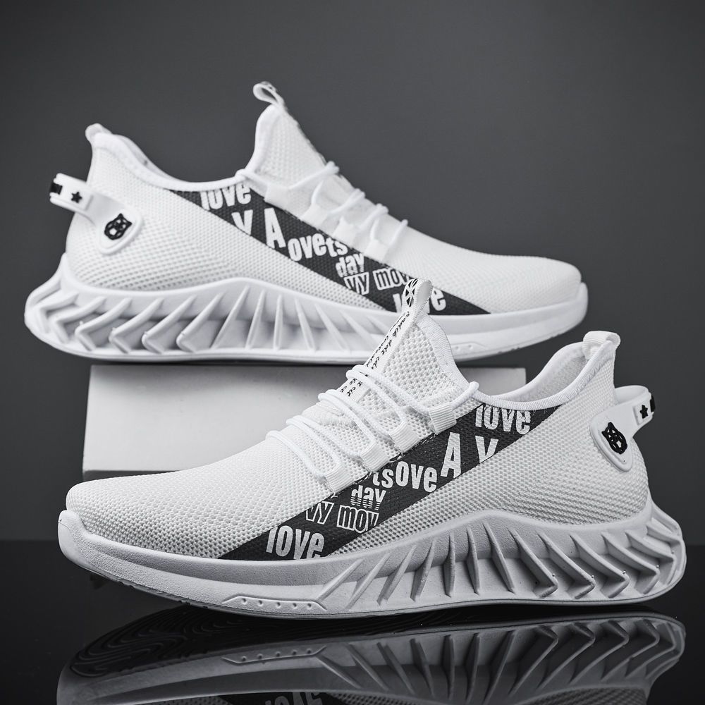 Shoe - Men's Sneakers - White Canvas