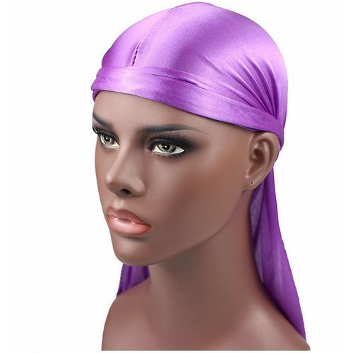 Premium Sliky Durag Bandana Unisex Purple
