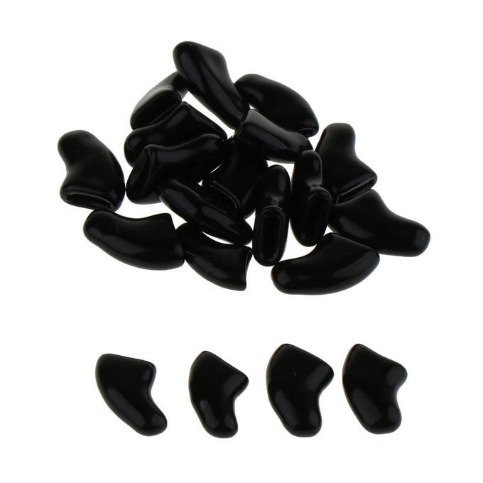 Cat Nail Caps Pet Soft Claw Control Paws Kitten Nail Caps S Black