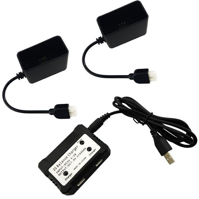 2in1 USB Lithium Battery Charger For MJX B5W F20 Bugs 5W  X5 RC