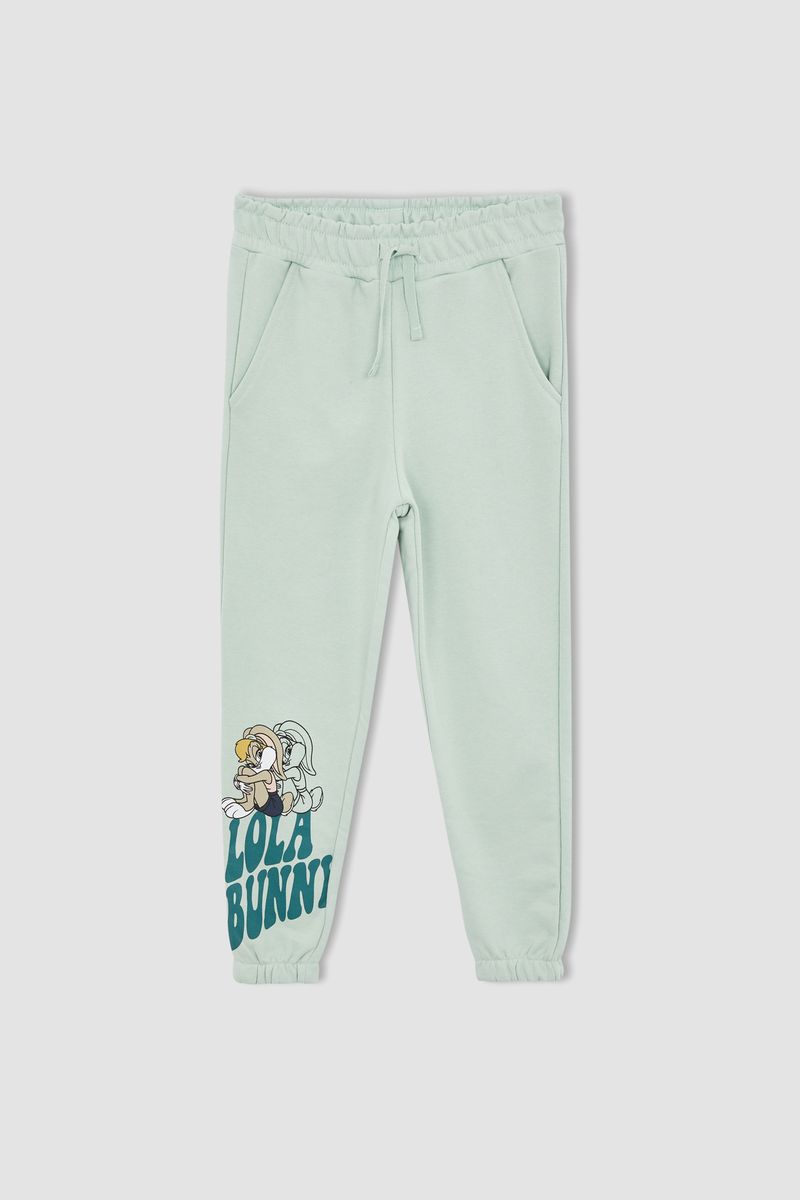 Girl - Jogger - Standart Fit Knitted Bottom Trousers - Turquoise