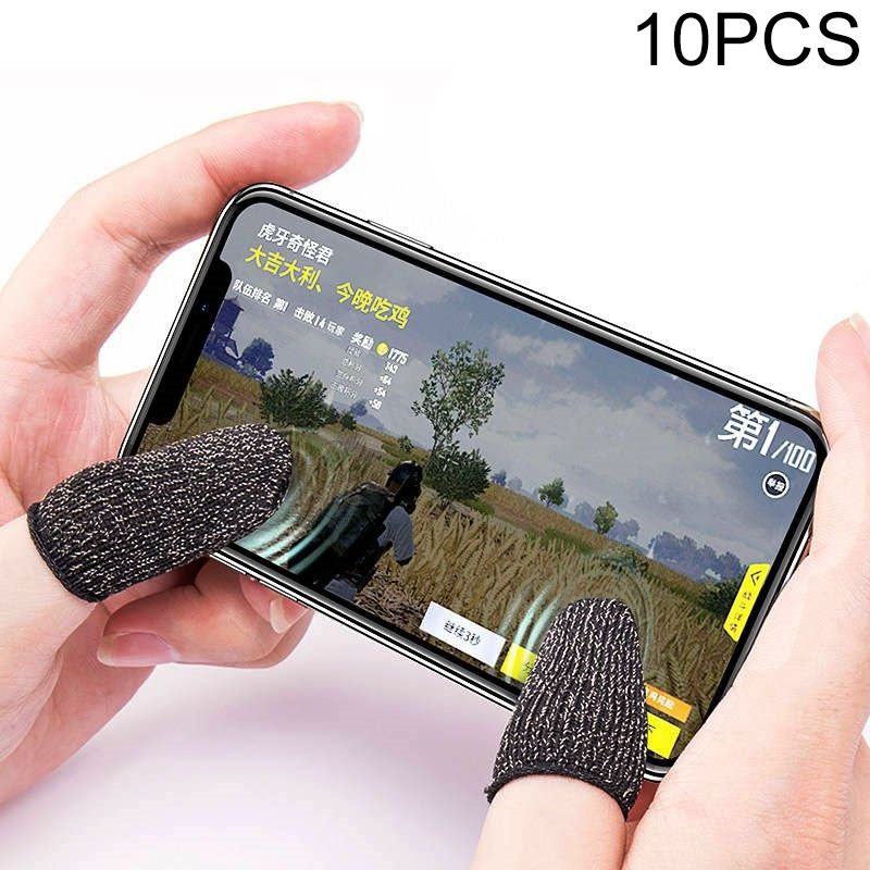 10 PCS Non- Sweat-proof Phone Game Touch Screen Finger Cover