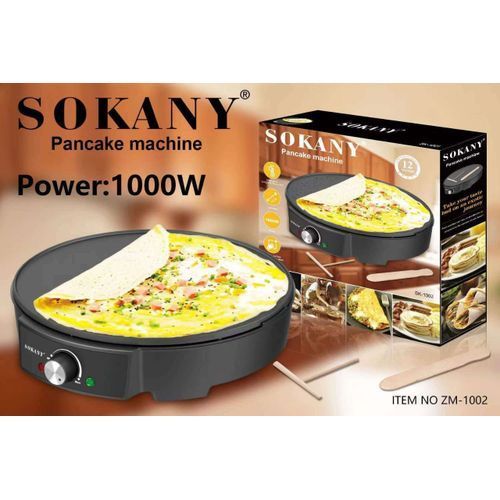 Sokany Electric Non Stick Pancake Baking Machine-1000W