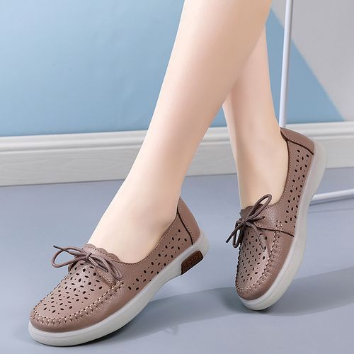 Women Soft Shoes Work Woman Hollowed Ladies Student Travel