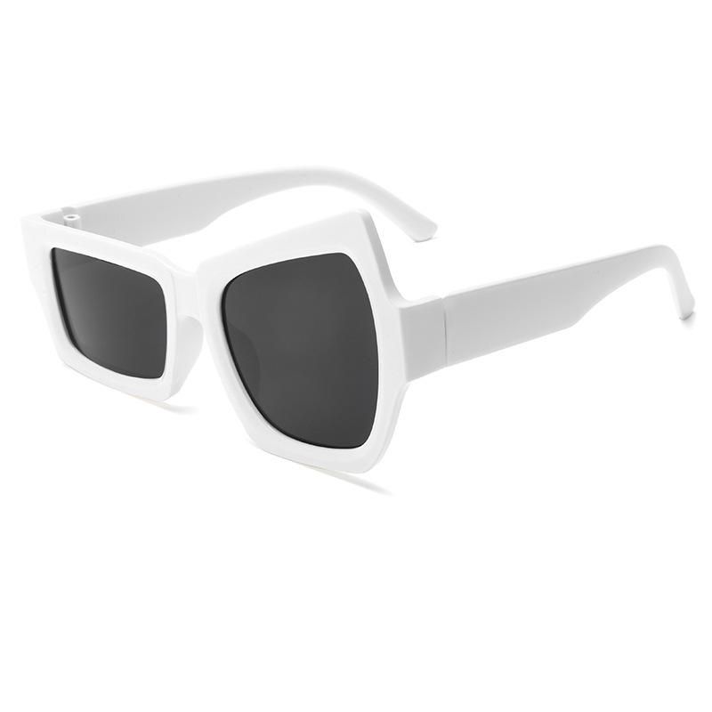 Women's Sunglasses Irregular Sunglasses White
