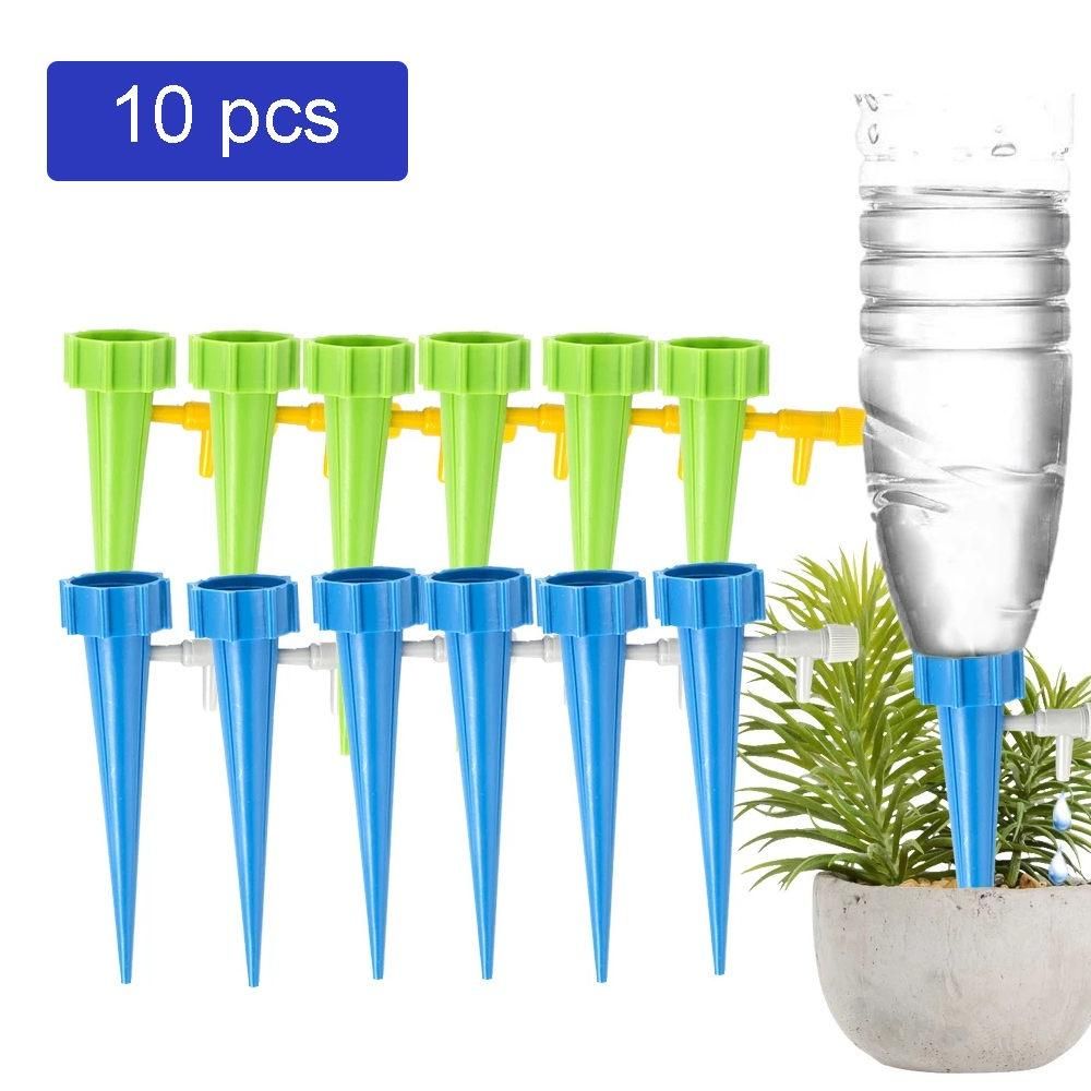 10pcs Automatic Drip Irrigation System Self Watering Spike for Garden Device