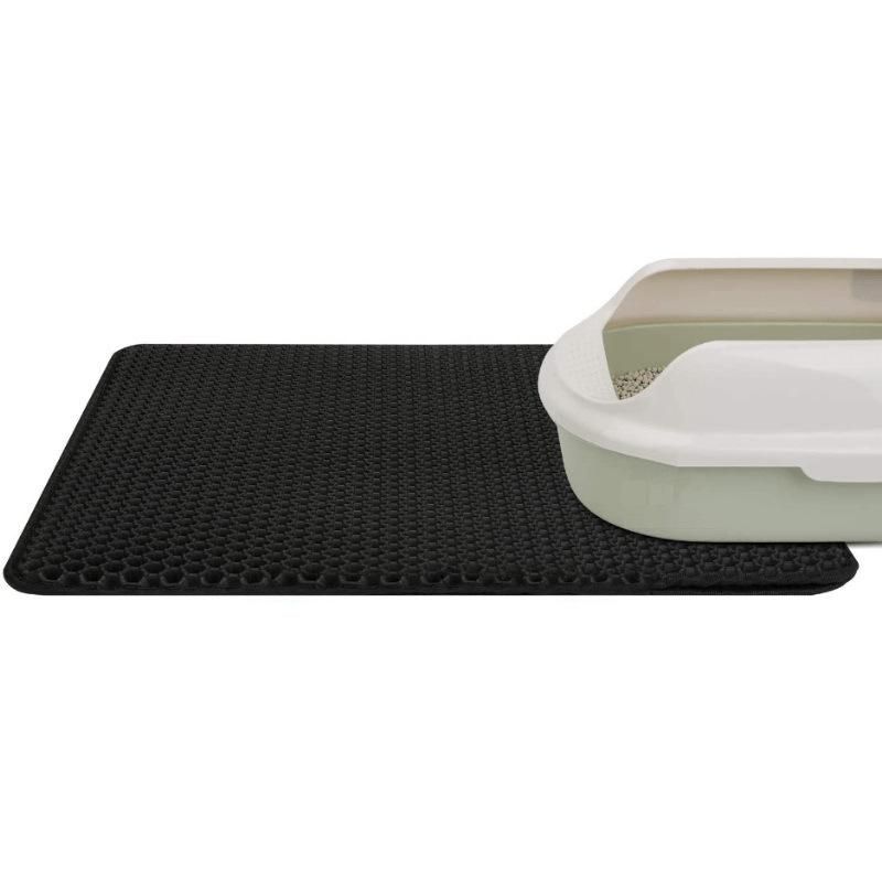 Waterproof Pet Cat Litter Mat Single Layer Cat Litter Bed Pads Trapping Litter Mat Pet non-slip Product For Cats House Clean