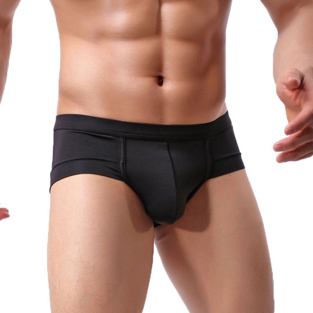 Mens Underwear Boxers Sports Long Running Wear Leg Breathable Boxer Male Panties Comfortable Shorts Ropa Interior(#Black)