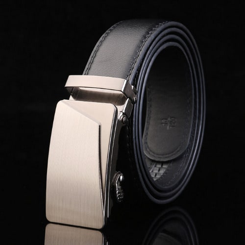 Men's Automatic Buckle Belt - Black