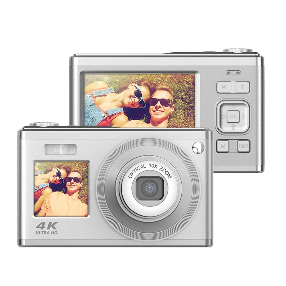 Andoer 2.88-inch Portable Digital Camera Compact Camera 60MP 4K Ultra HD 16X Zoom Auto Focus Self-Timer Anti-shaking with 2pcs Batteries 32GB Memory Card Great Gift for Kids Boys Girls Adult Teenagers Students