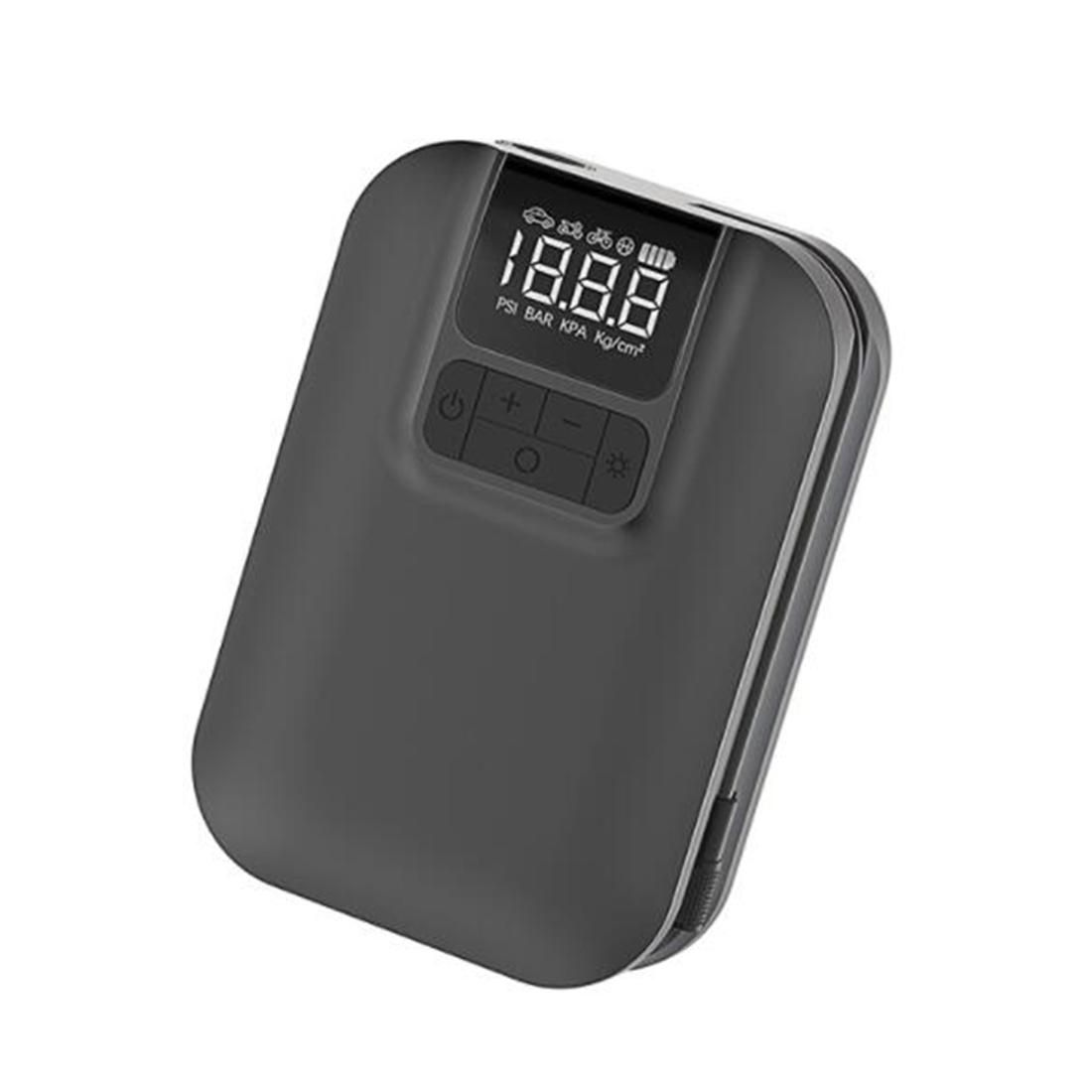 Tire Inflator, with Pressure Gauge Display for BicycleTire