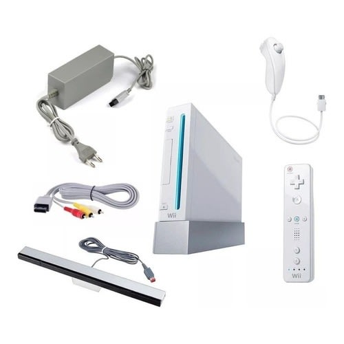 A set of Nintendo Wii Console