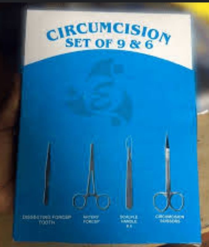 Circumcision Set Kit Surgical Instruments Set Of 9 Pieces