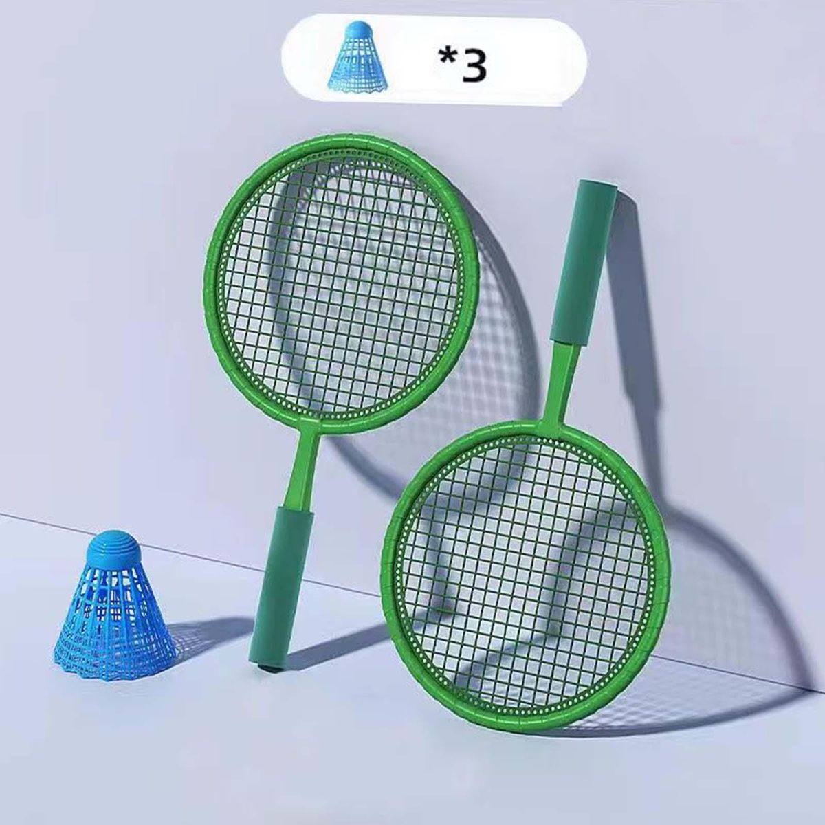 Badminton Racquet Game Set Kids Tennis Racket For Green