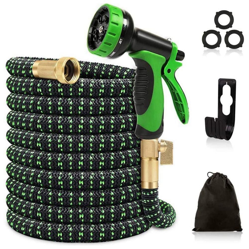Expandable Garden Hose 50FT with 9 Functional Nozzles -US