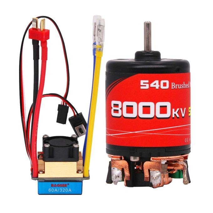 Brushed Motor Accessory 60A ESC Regulator For 1:10 RC Cars Crawler