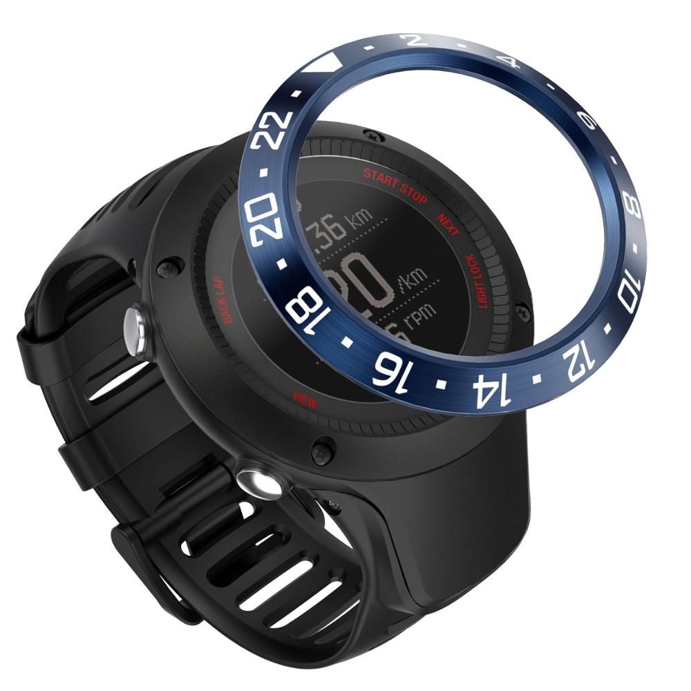 For SUUNTO AMBIT 3 RUN Black HR Watch Ring Adhesive Cover Anti Scratch Stainless Steel Roman Alphabet Dial For SUUNTO AMBIT3