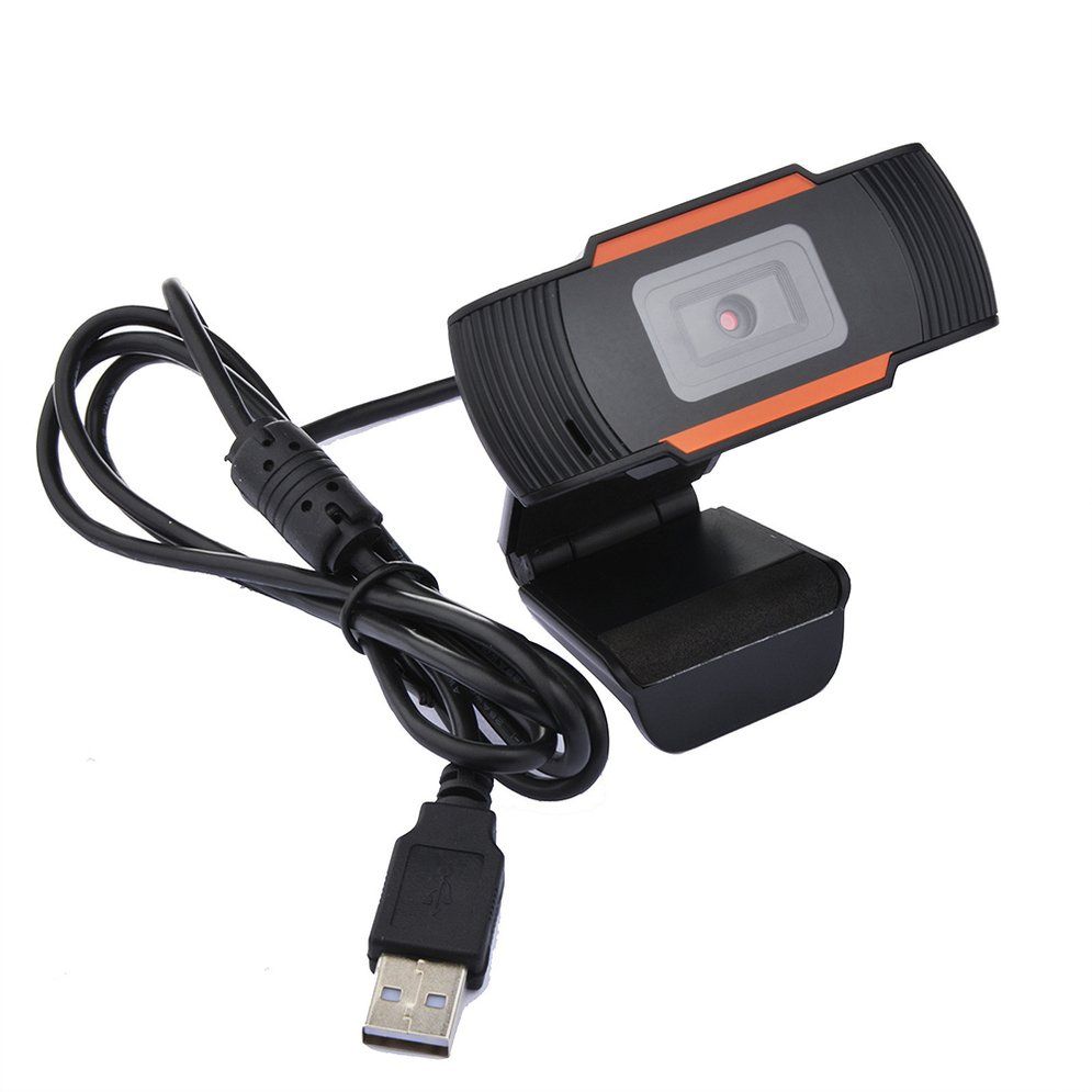 1 Pcs 30 Degree Rotatable 2.0 Hd Webcam 720P Usb Camera Video Recording Web Camera With Microphone For Pc Black