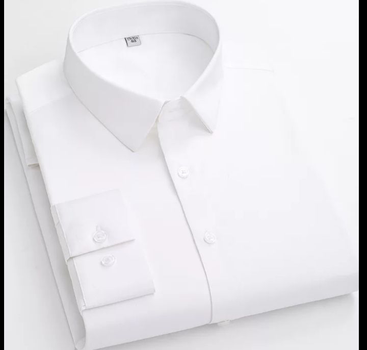 CORPORATE LONG-SLEEVE SHIRT FOR MEN - White