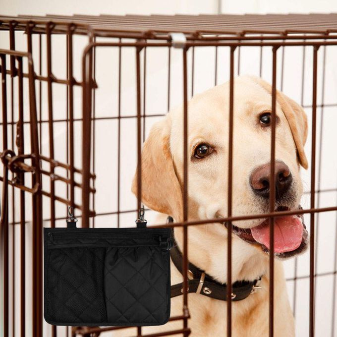 Cat Dog Cage Storage Bag Washable Pet Supplies Durable Canvas Black