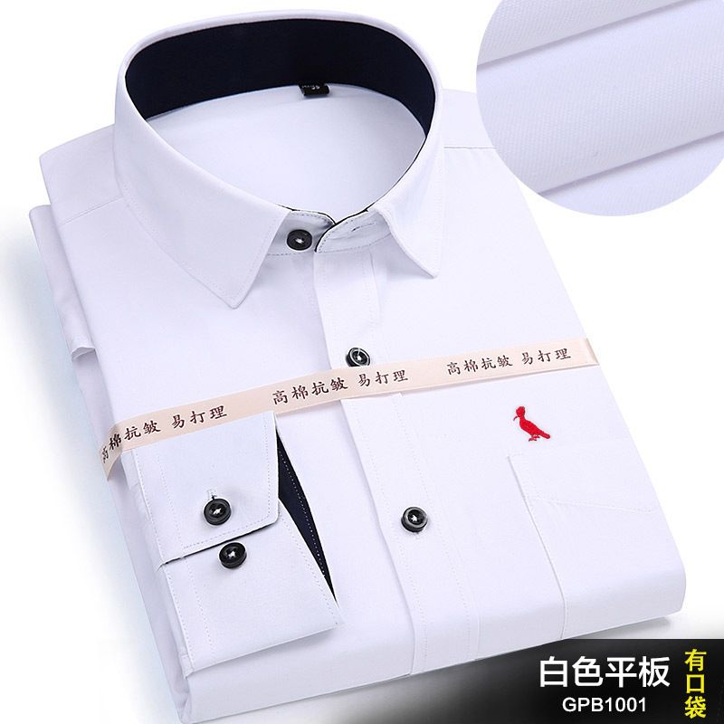 （gpb1001）Striped Mens Dress Shirts Autumn Long-Sleeved Camisa Social Masculina