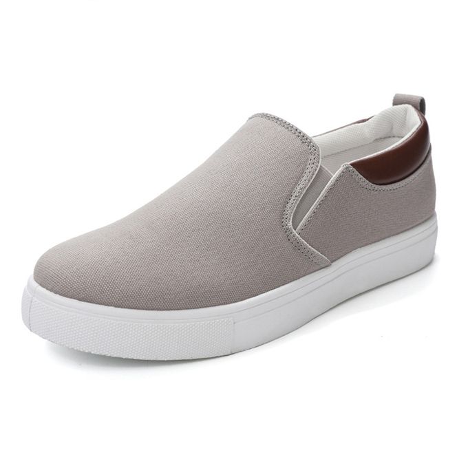 Men's Korean Style Casual Shoes-Gray