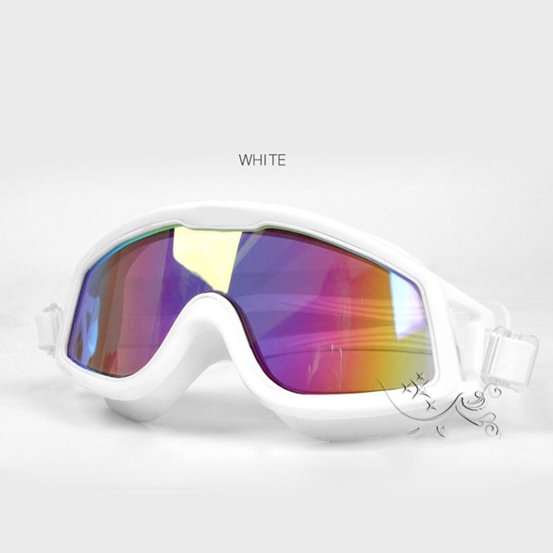 Swimming Big Frame HD Waterproof Anti-fog Swimming Glasses Universial Diving Swim Eyewear