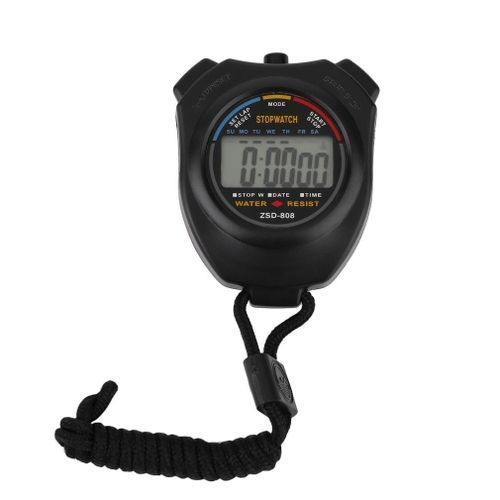 Stopwatch Handheld Digital LCD Sports Chronograph Counter Timer