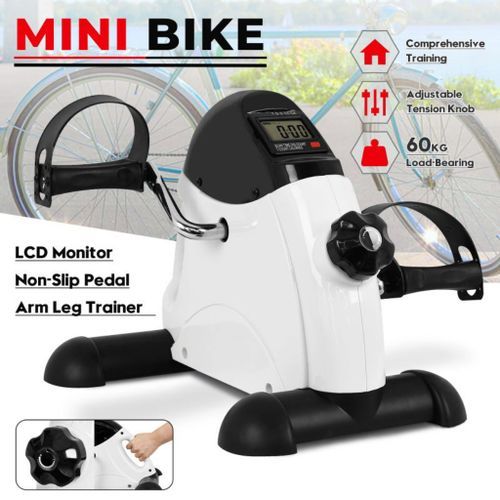 Portable Exercise Pedal Bike Mini Exercise Bike Leg Trainer Indoor Fitness