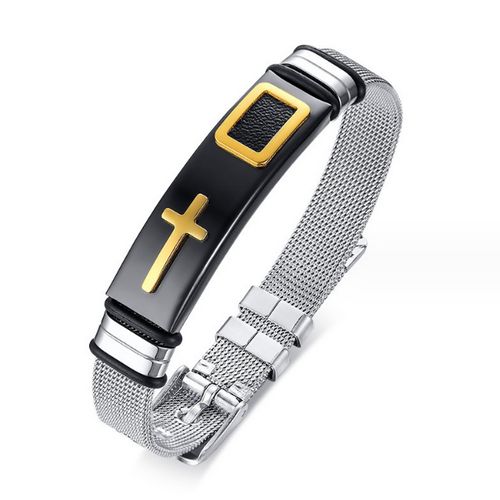 New Studded Cuff Bracelet Titanium Stainless Bracelet