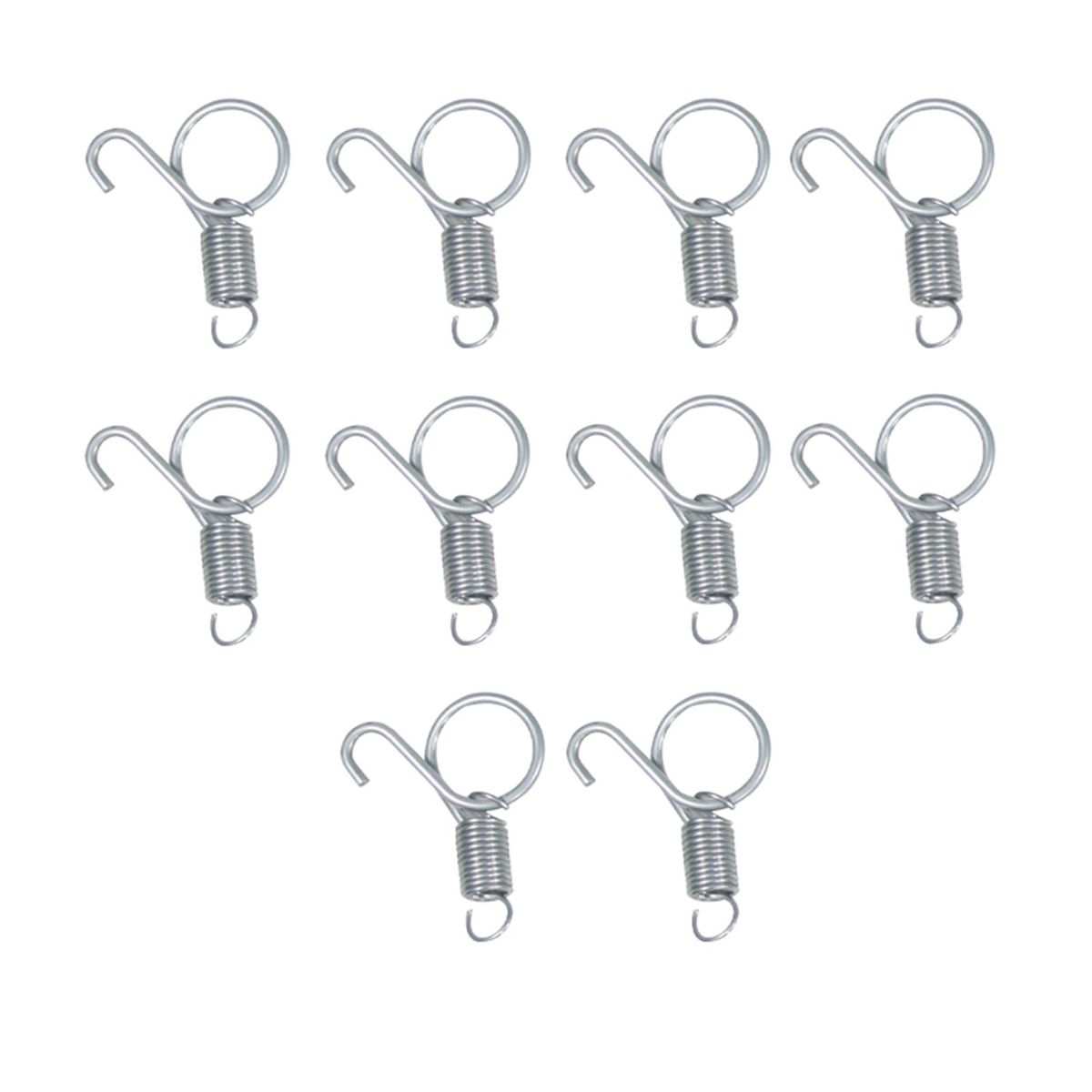 10 Packs Elastic Spring Latches Hooks For Bunnies Wire