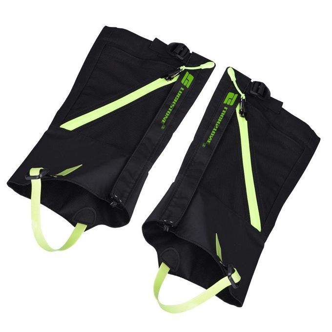 Waterproof Hiking Walking Boot Ski Snow Gaiters Leg Cover For Black
