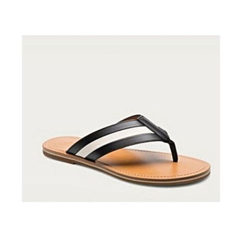 BW-Black And White Simple Designed Slippers
