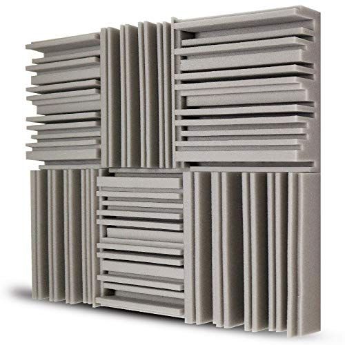 24Pcs/Pack Studio Acoustic Foam Panels Reflector Soundproof Sponge Diffusers