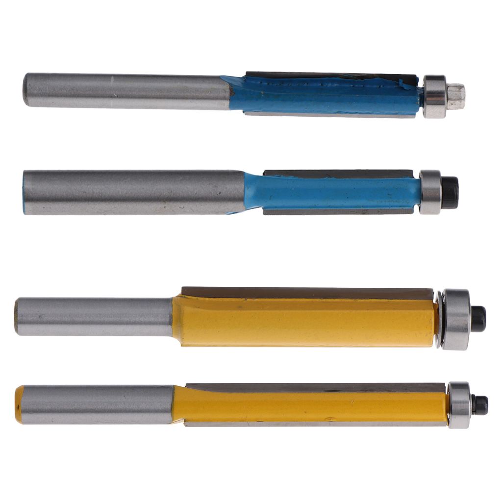 4PCS   Long   Straight   Router   Bit   Woodworking   Milling