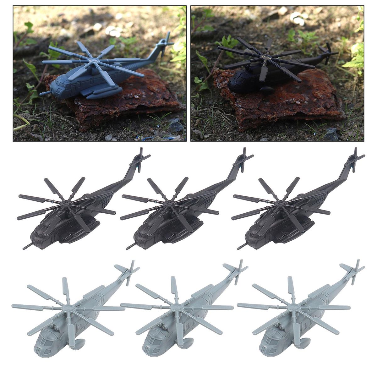 6 Pieces Fighter Toy Table Decoration For Boy Girl