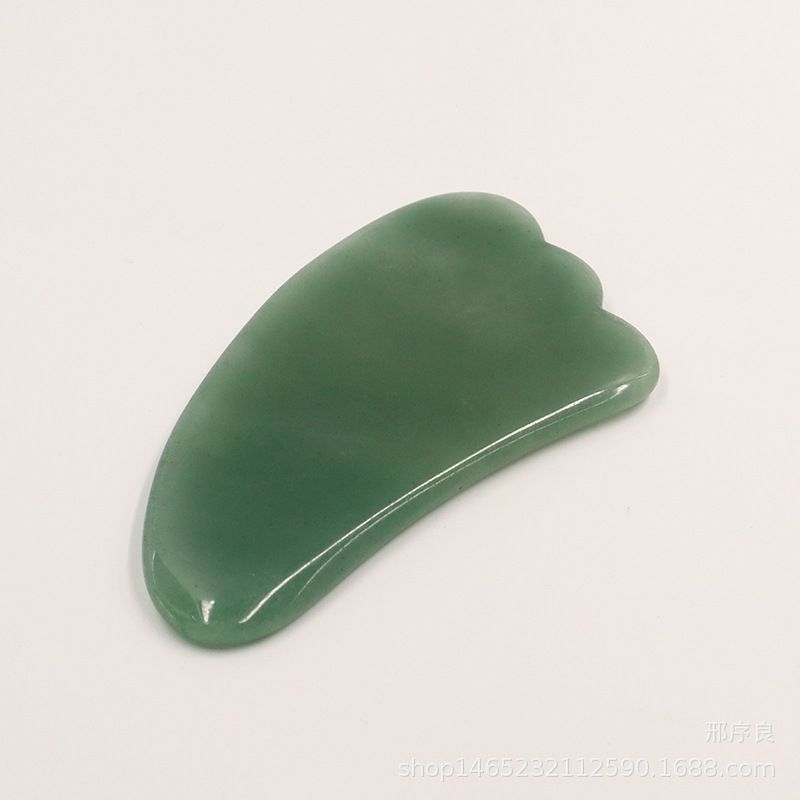 Jade Scraping Board Powder Crystal Horn-shaped Scraping