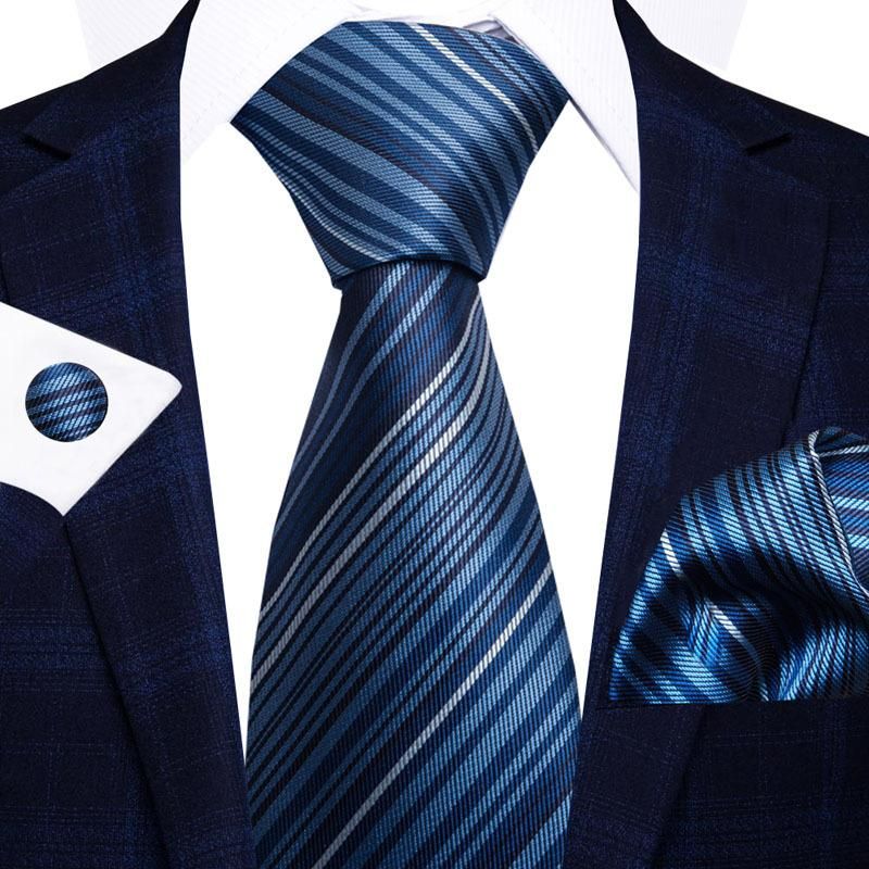 Men'S Business Tie Gift Box Striped Tie Set S221