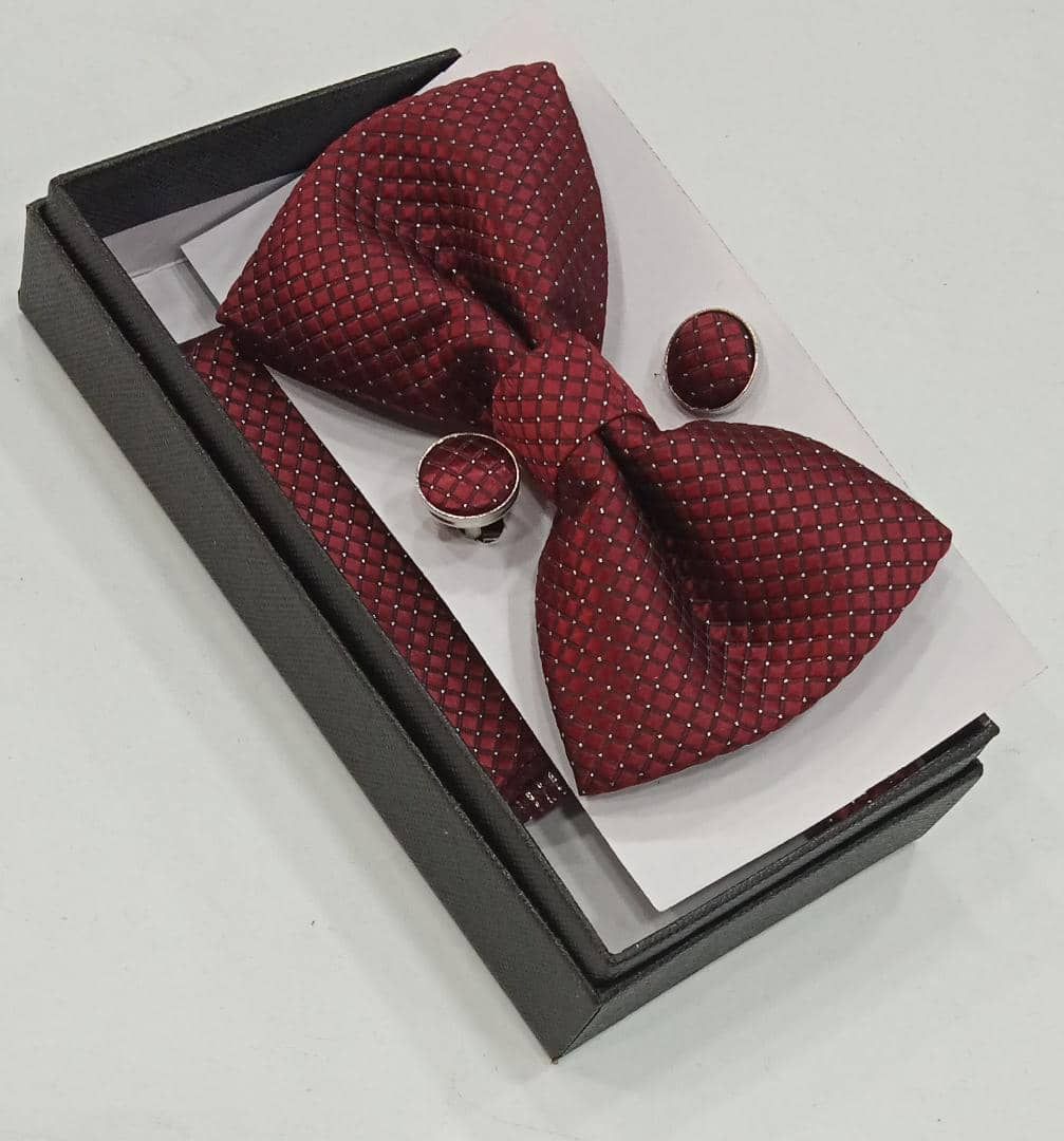 Executive Bow Tie- Burgundy