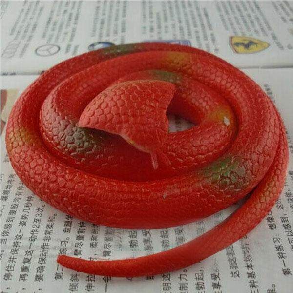 Snake Tricky Toy Children Funny Toy Fool's Day Gifts Red