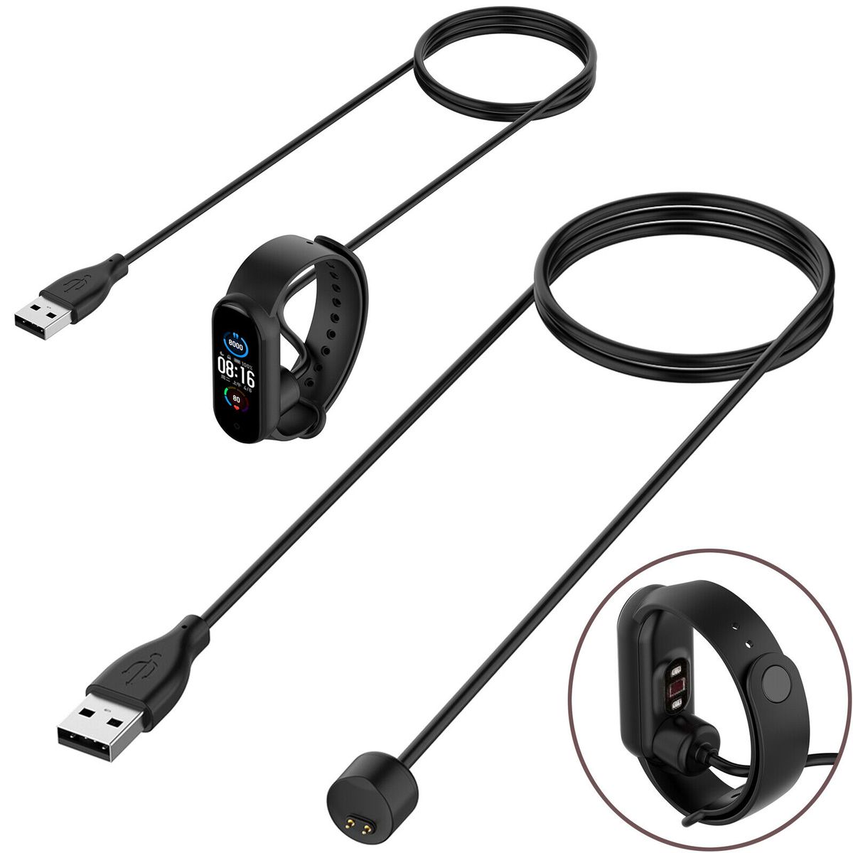 Charging Cable For Xiaomi Mi Band 5 / 6 Smart Bracelet