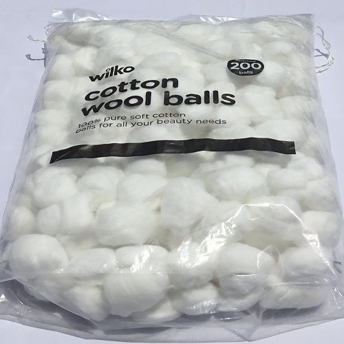 Cotton Wool Balls Wilko- 200pcs