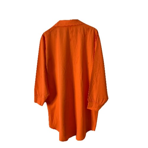 Shirt Dress With Mini Jacket= Orange