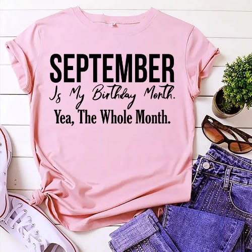 September Birthday T-shirt
