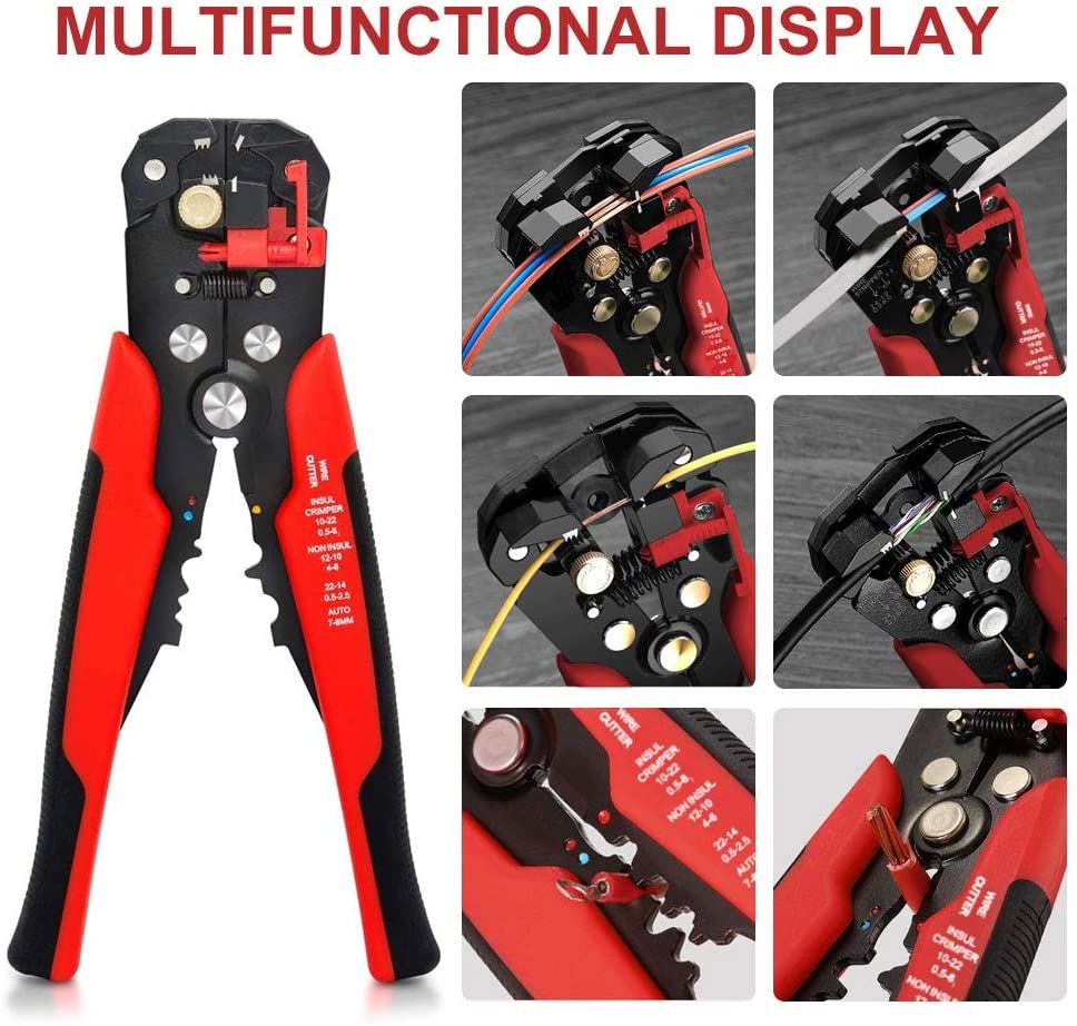 5-in-1 Wire Stripper Self- Cutting Pliers Tool