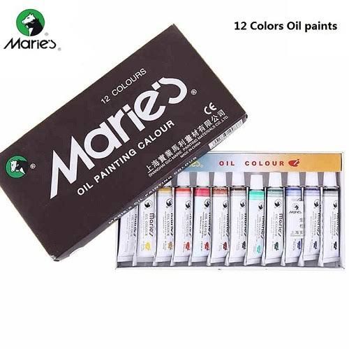 12 Artists Oil Color Tubes
